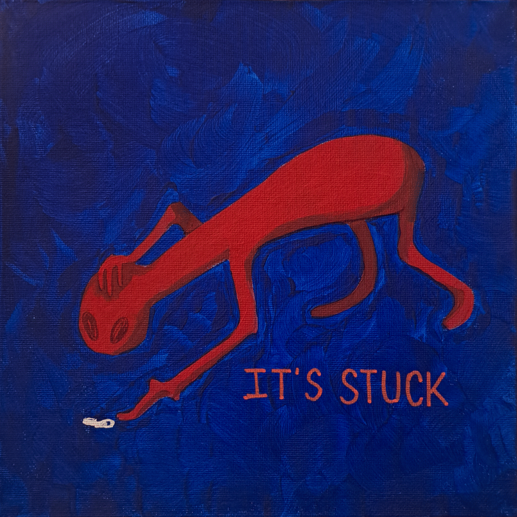 "it's stuck" image 1